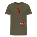 ICK LIEBE DIR-Männer Premium T-Shirt - Khaki