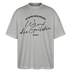 WIR SIND DIE GEILSTEN-Berlin26-Oversized Unisex Bio T-Shirt - Grau meliert