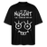 NÜSCHT FÜR SCHWACHE NERVEN-Oversized Unisex Bio T-Shirt mit Berliner Schnauze - Schwarz