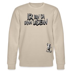 ICK BIN DA - Unisex Bio-Sweatshirt - Beige