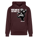 ICK MACH WAT ICK WILL-Unisex Bio-Hoodie III - Maroon