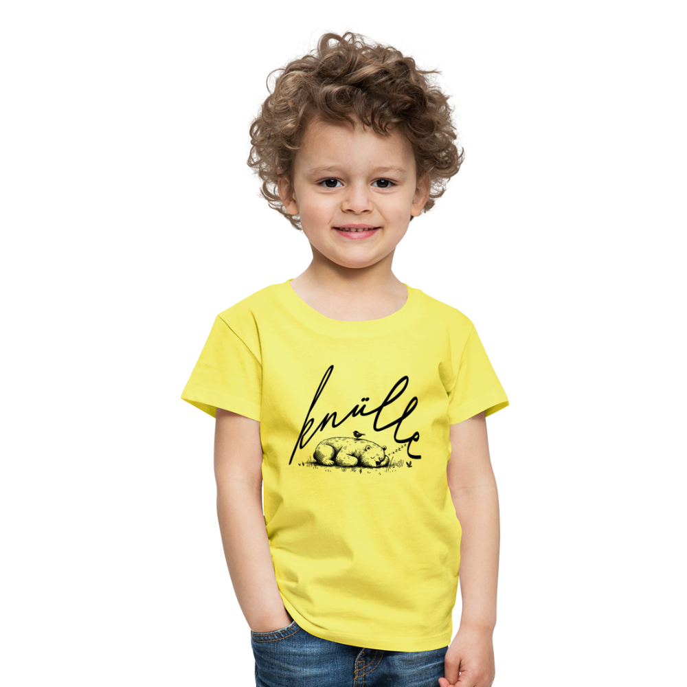 KNÜLLE - Kinder Premium T-Shirt - Gelb