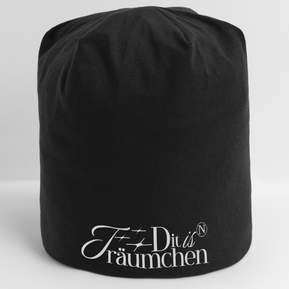 TRÄUMCHEN-Jersey-Beanie - Schwarz