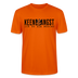 KEENE ANGST ICK TU SIE NÜSCHT - Unisex T-Shirt BIO - Tieforange