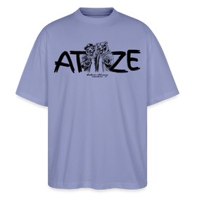 Atze-Oversized Unisex Bio T-Shirt - Violett