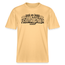Berliner Spruch-FISIMATENTEN-RELAXED FIT Unisex BIO T-Shirt - Hellgelb