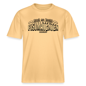 Berliner Spruch-FISIMATENTEN-RELAXED FIT Unisex BIO T-Shirt - Hellgelb