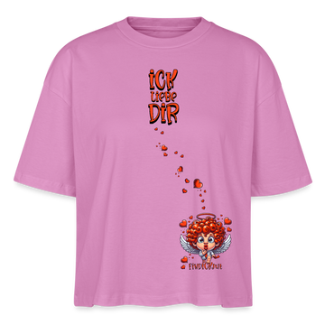 ICK LIEBE DIR-Frauen Boxy Bio-T-Shirt - Pink