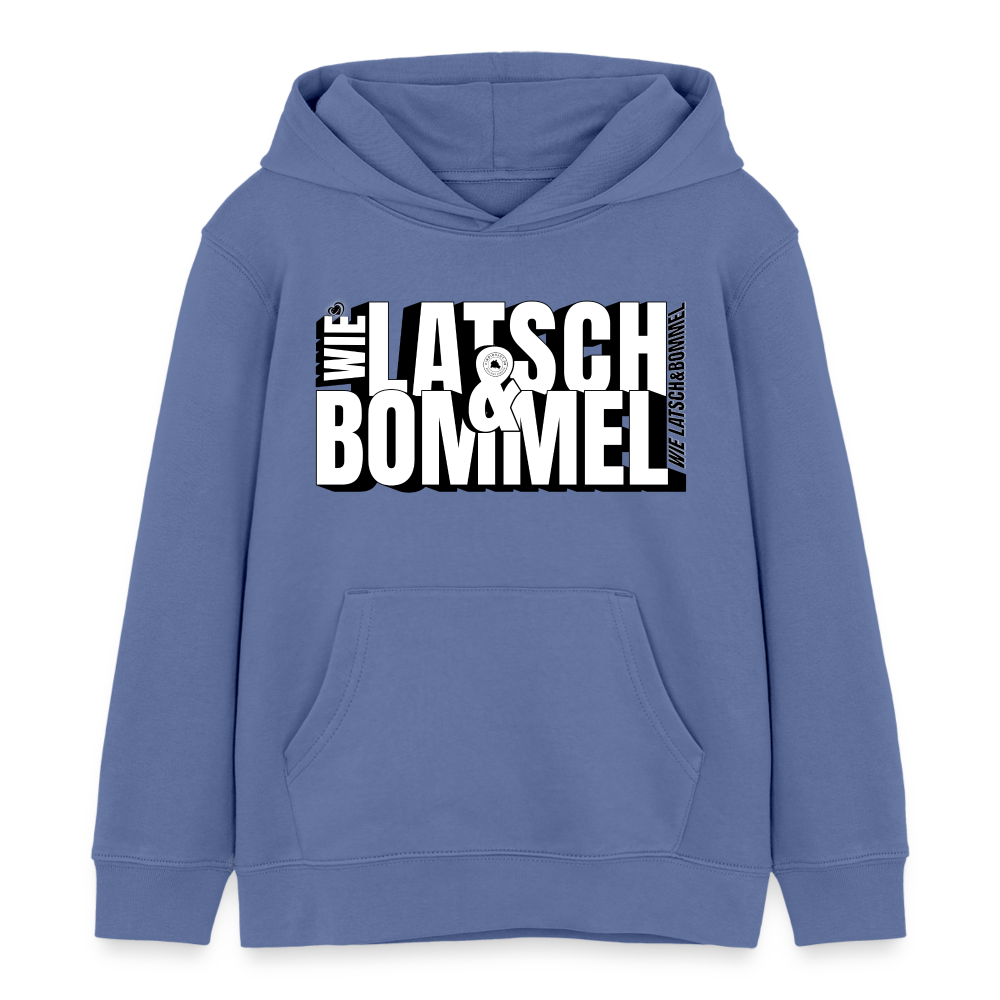 WIE LATSCH UND BOMMEL - Kinder Bio-Hoodie - Blau