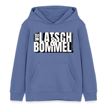 WIE LATSCH UND BOMMEL - Kinder Bio-Hoodie - Blau
