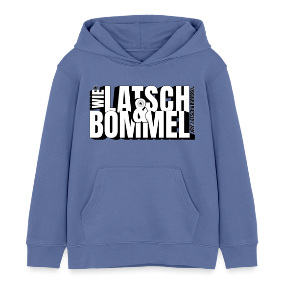 WIE LATSCH UND BOMMEL - Kinder Bio-Hoodie - Blau