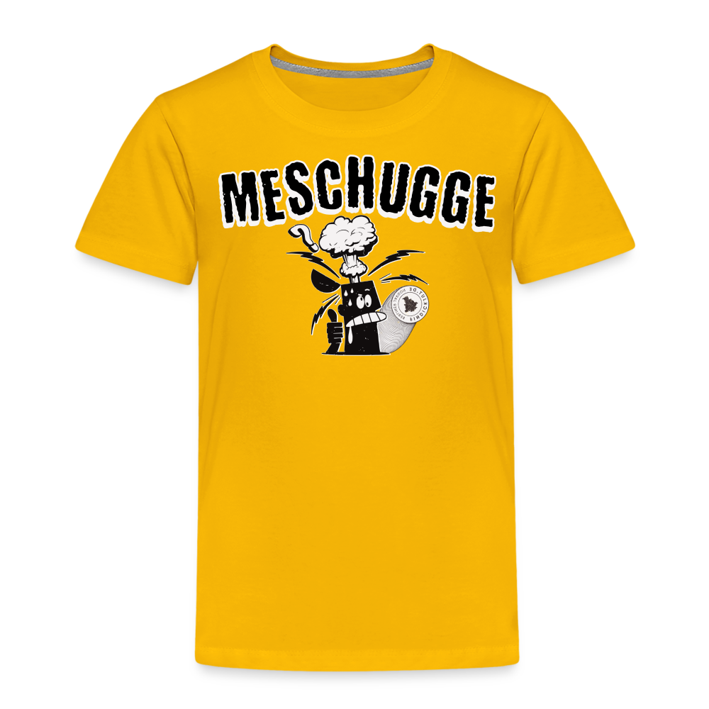 MESCHUGGE - Kinder Premium T-Shirt - Sonnengelb