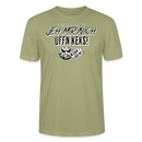 JEH MIR NICH UFFN KEKS!-Unisex  T-Shirt BIO - Nebelgrün