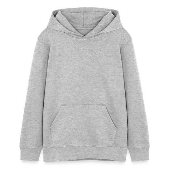 Berlin Souvenir-Teenager Bio-Hoodie-BERLIN ICK LIEBE DIR - Grau meliert