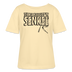 JEH MIR NICH UFF'N SENKEL-Rundhals Frauen Bio-T-Shirt - Creme