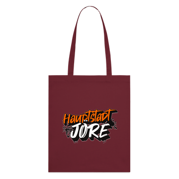 HAUPTSTADTJÖRE-Bio-Stoffbeutel - Burgunderrot