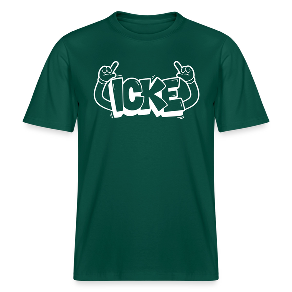 ICKE- RELAXED FIT Unisex Organic T-Shirt mit echt Berliner Schnauze - Forest