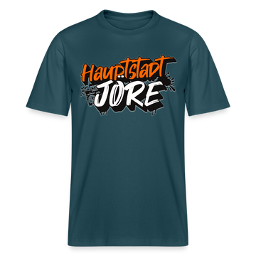 HAUPTSTADTJÖRE-Relaxed Fit Unisex Bio-T-Shirt - Dunkles Petrol