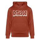 Berlin Hoodie „DIT IS SO!“ – Unisex Bio-Hoodie mit echt Berliner Schnauze - Terrakotta