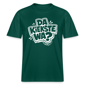 Berlin Shirt mit Spruch-DA KIEKSTE WA- RELAXED FIT Unisex Bio T-Shirt - Forest