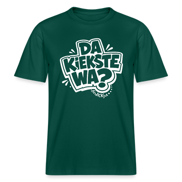 Berlin Shirt mit Spruch-DA KIEKSTE WA- RELAXED FIT Unisex Bio T-Shirt - Forest