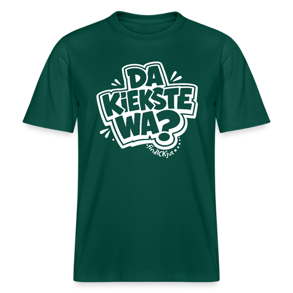 Berlin Shirt mit Spruch-DA KIEKSTE WA- RELAXED FIT Unisex Bio T-Shirt - Forest