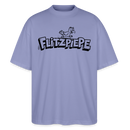 FLITZPIEPE-Oversized Unisex Bio T-Shirt-2026 - Violett