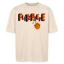 FLITZPIEPE - Unisex Oversize Bio-T-Shirt - Naturweiß