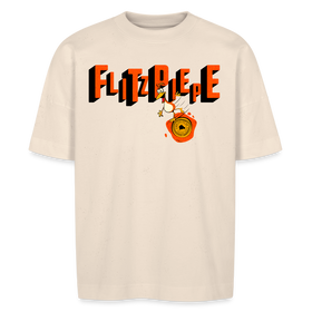 FLITZPIEPE - Unisex Oversize Bio-T-Shirt - Naturweiß
