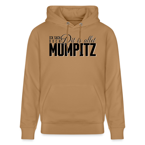 MUMPITZ-Unisex Bio-Hoodie - Karamell 