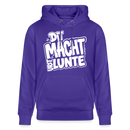 DIT MACHT URST LUNTE-Unisex Bio-Hoodie mit Berliner Dialekt - Purple Love 