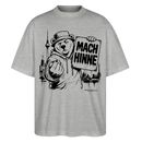 MACH HINNE – Berlin Souvenir -Oversized Unisex Bio T-Shirt - Grau meliert