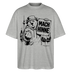 MACH HINNE – Berlin Souvenir -Oversized Unisex Bio T-Shirt - Grau meliert
