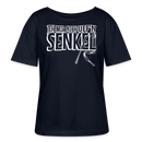 JEH MIR NICH UFF'N SENKEL-Rundhals Frauen Bio-T-Shirt II - Navy