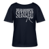 JEH MIR NICH UFF'N SENKEL-Rundhals Frauen Bio-T-Shirt II - Navy