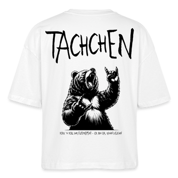 TACHCHEN BERLINER - Frauen Boxy Bio-T-Shirt-back - Weiß