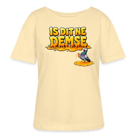 Berlin Shirt-Sommer-IS DIT NE DEMSE-Rundhals Frauen Bio-T-Shirt - Creme