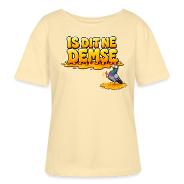 Berlin Shirt-Sommer-IS DIT NE DEMSE-Rundhals Frauen Bio-T-Shirt - Creme