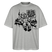 ICK LACH MIR N AST-Oversized Unisex Bio T-Shirt mit Berliner Bär - Grau meliert