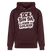Berliner Spruch-Unisex Bio-Hoodie-BIN DA, KANN LOSJEHN - Maroon