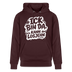 Berliner Spruch-Unisex Bio-Hoodie-BIN DA, KANN LOSJEHN - Maroon