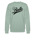 ICK FREU MA WIE BOLLE-Unisex Bio-Sweatshirt - Helles Graugrün