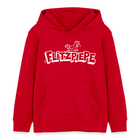 FLITZPIEPE-Kinder Bio-Hoodie 2026 - Rot