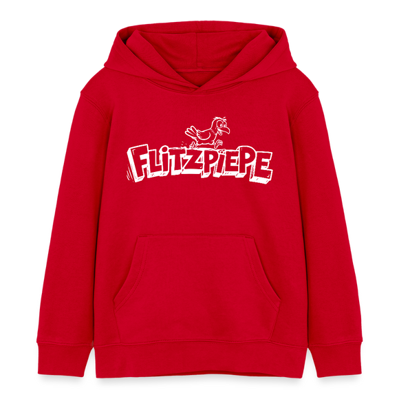 FLITZPIEPE-Kinder Bio-Hoodie 2026 - Rot