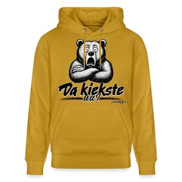 Da kiekste, wa?-Unisex Bio-Hoodie - Ocker