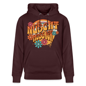 BERLINER RETRO-NÜSCHT MUSS ICK-Unisex Bio-Hoodie - Maroon