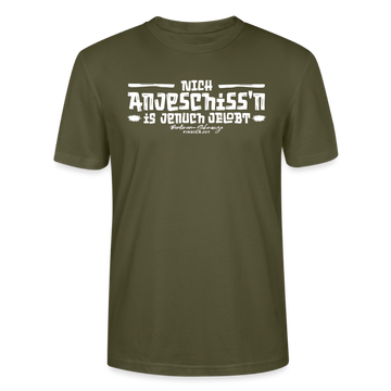 Berliner Spruch-Berliner Lob-NICH ANJESCHISSN-Unisex T-Shirt - Khaki