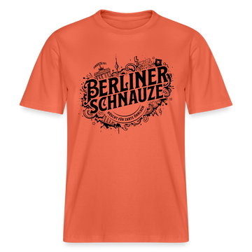 BERLINER SCHNAUZE-RELAXED FIT Unisex BIO T-Shirt II - Hellrot