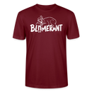 BLÜMERANT - Unisex T-Shirt mit Berliner Schnauze - Burgunderrot
