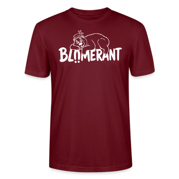 BLÜMERANT - Unisex T-Shirt mit Berliner Schnauze - Burgunderrot